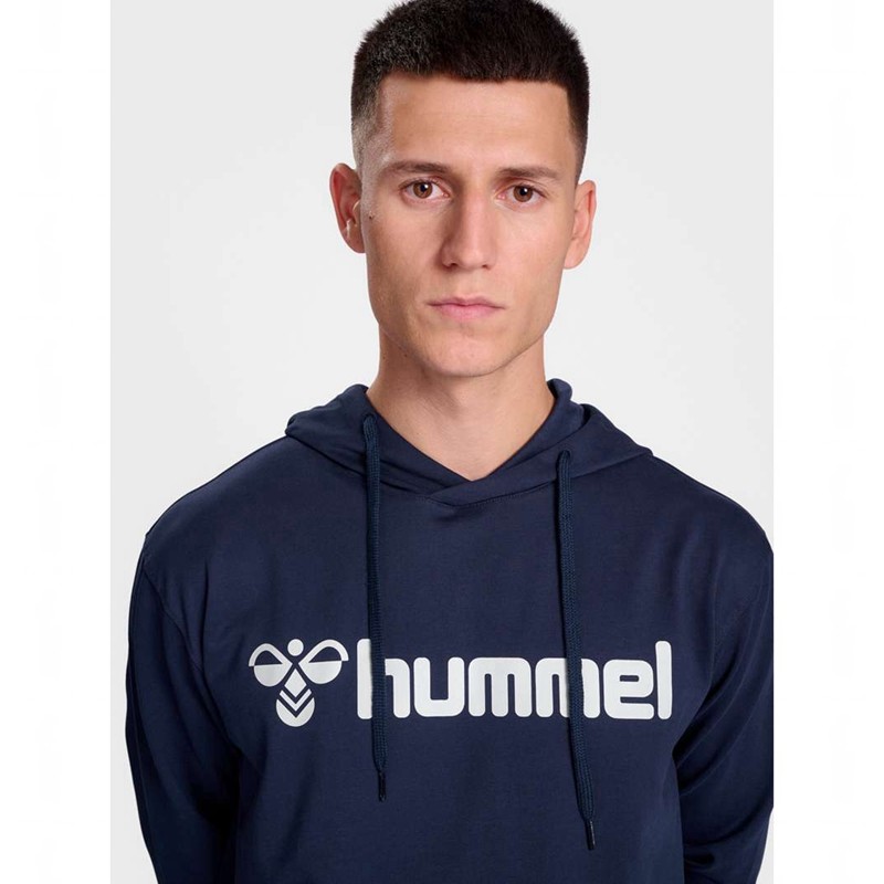 Hummel Go 2.0 Logo Hoodie Heren Donkerblauw | 230549-606