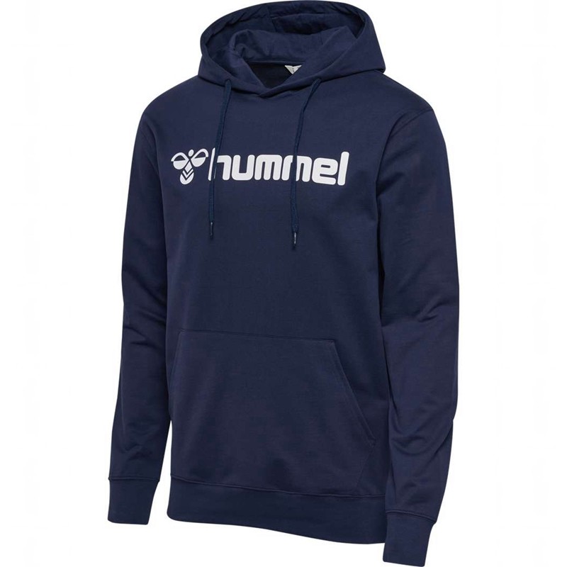 Hummel Go 2.0 Logo Hoodie Heren Donkerblauw | 230549-606