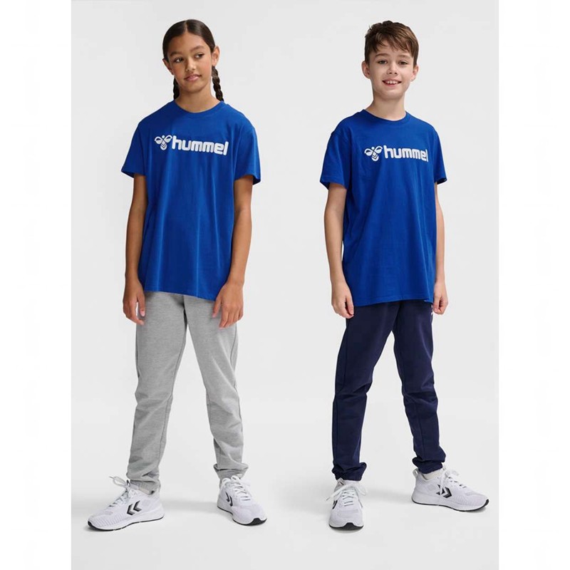 Hummel Go 2.0 Logo S/S Sets Kinderen Blauw | 796709-532