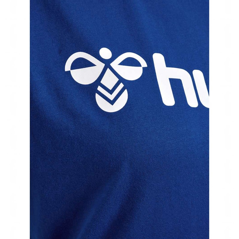 Hummel Go 2.0 Logo S/S T-shirts Dames Blauw | 121902-517