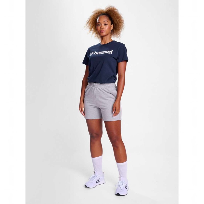 Hummel Go 2.0 Logo S/S T-shirts Dames Donkerblauw | 228877-887