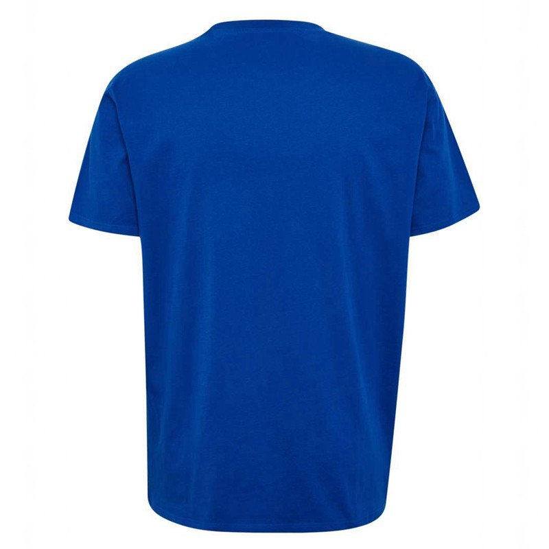 Hummel Go 2.0 Logo S/S T-shirts Heren Blauw | 884314-348