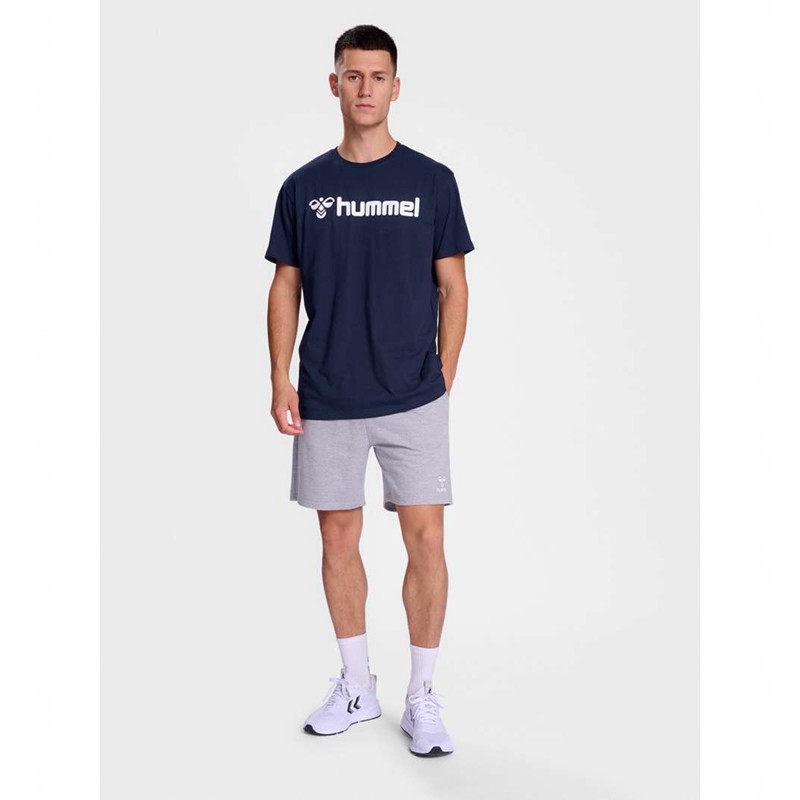 Hummel Go 2.0 Logo S/S T-shirts Heren Donkerblauw | 232312-507
