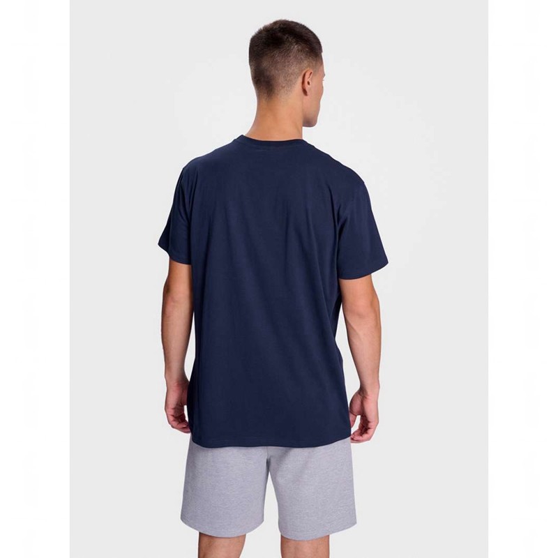 Hummel Go 2.0 Logo S/S T-shirts Heren Donkerblauw | 232312-507