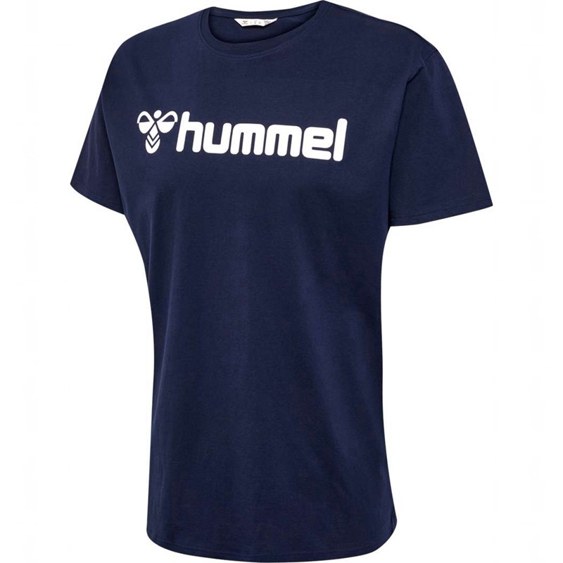 Hummel Go 2.0 Logo S/S T-shirts Heren Donkerblauw | 232312-507