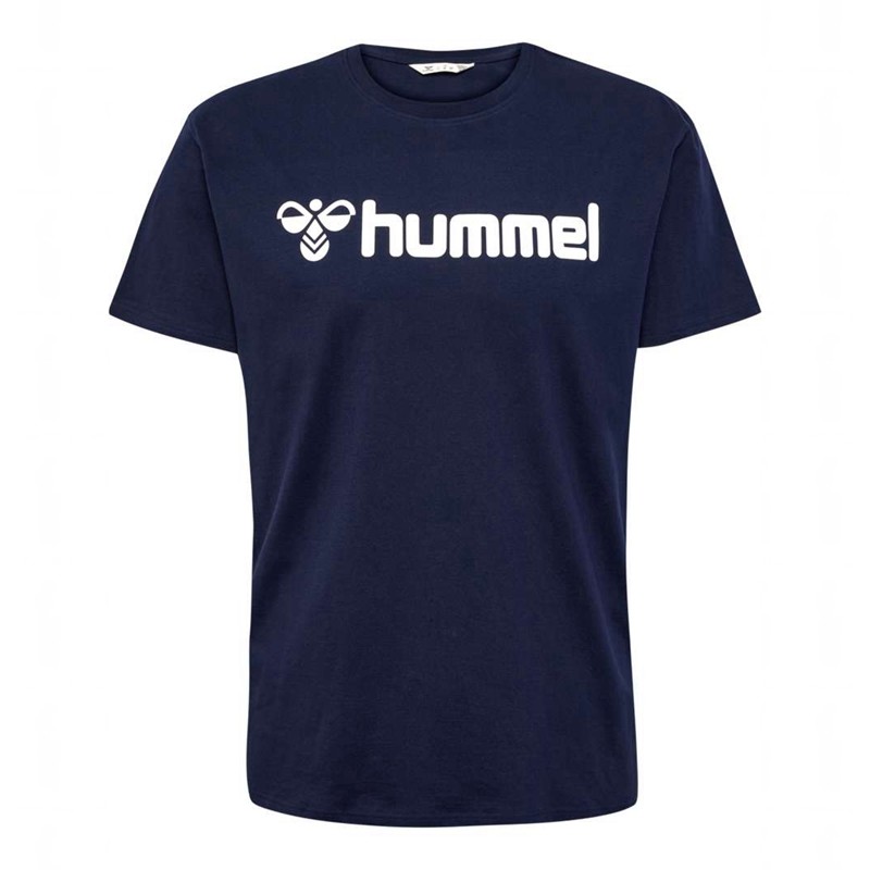 Hummel Go 2.0 Logo S/S T-shirts Heren Donkerblauw | 232312-507