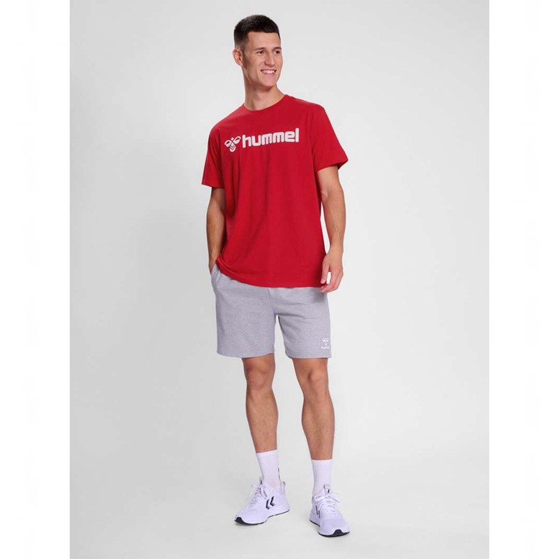 Hummel Go 2.0 Logo S/S T-shirts Heren Rood | 033474-463