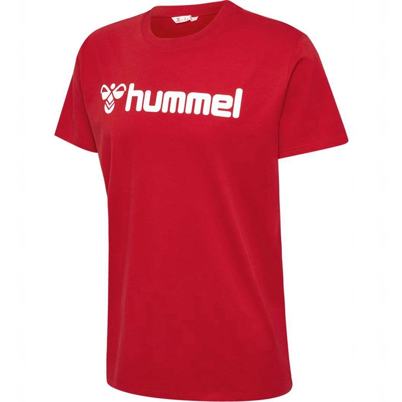 Hummel Go 2.0 Logo S/S T-shirts Heren Rood | 033474-463