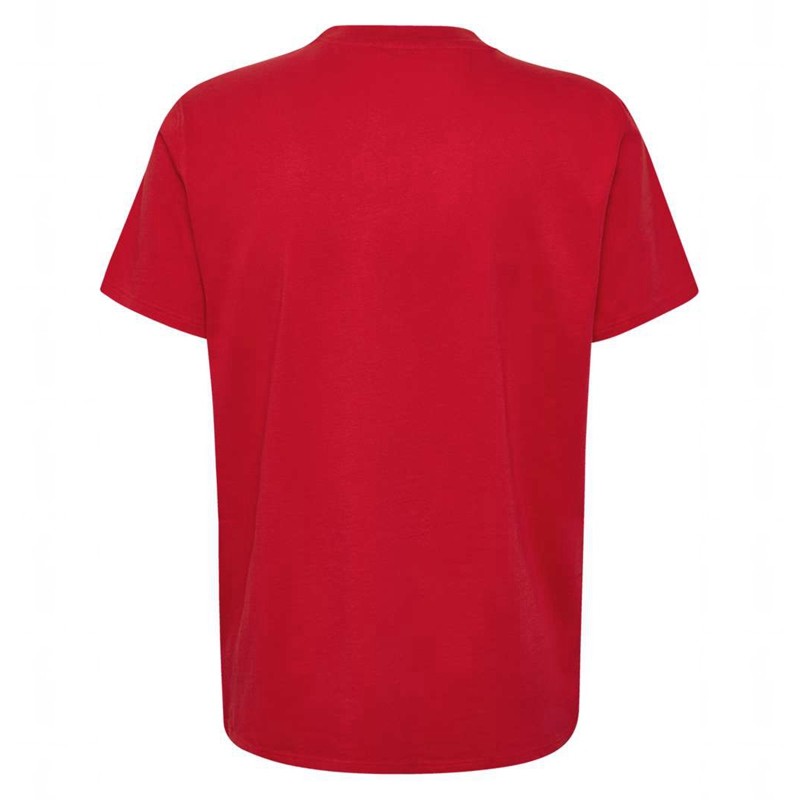 Hummel Go 2.0 Logo S/S T-shirts Heren Rood | 033474-463