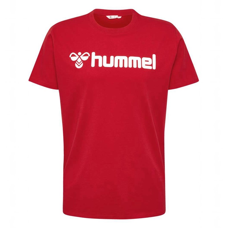 Hummel Go 2.0 Logo S/S T-shirts Heren Rood | 033474-463
