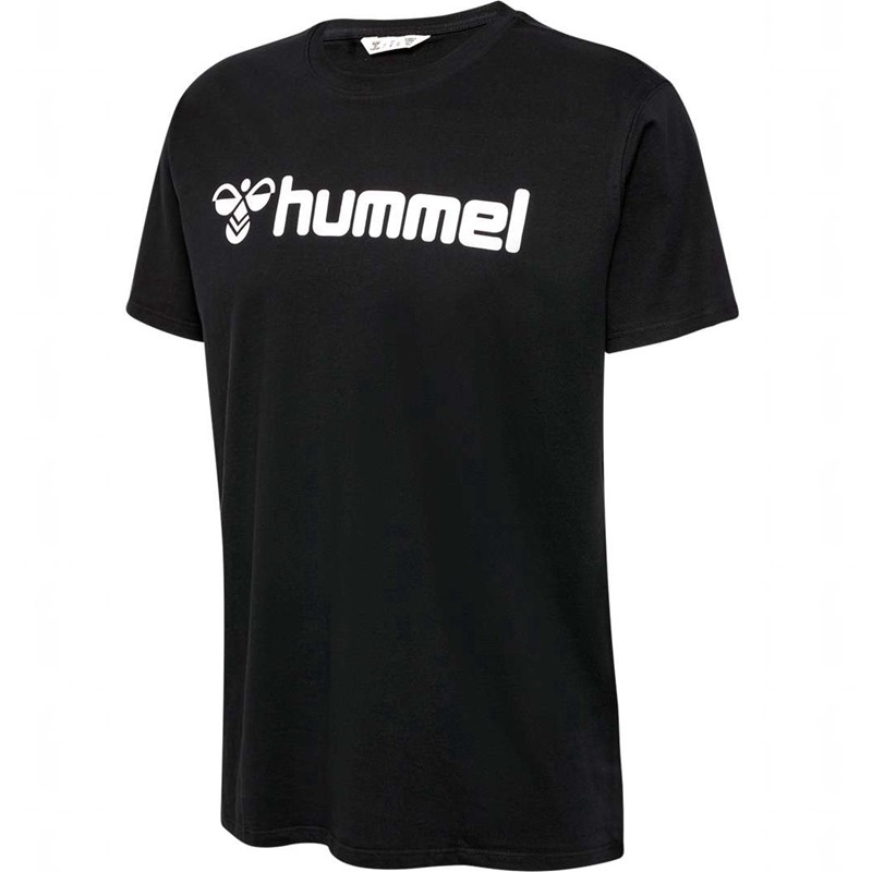 Hummel Go 2.0 Logo S/S T-shirts Heren Zwart | 196186-260