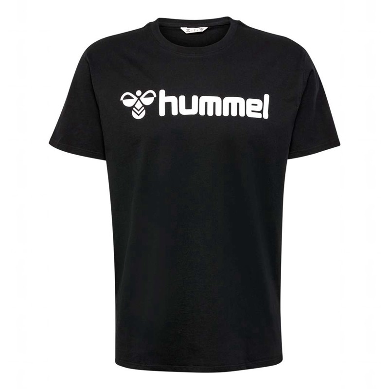 Hummel Go 2.0 Logo S/S T-shirts Heren Zwart | 196186-260
