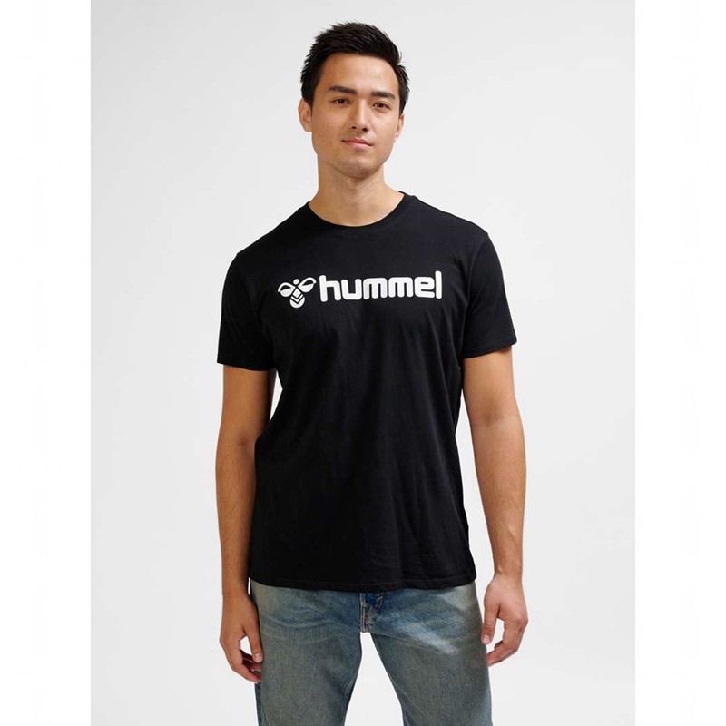 Hummel Go 2.0 Logo S/S T-shirts Heren Zwart | 196186-260