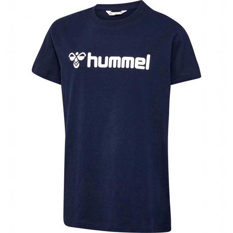 Hummel Go 2.0 Logo S/S T-shirts Kinderen Donkerblauw | 898404-430
