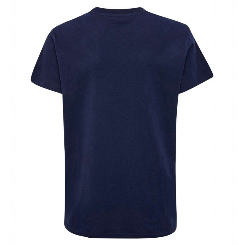 Hummel Go 2.0 Logo S/S T-shirts Kinderen Donkerblauw | 898404-430
