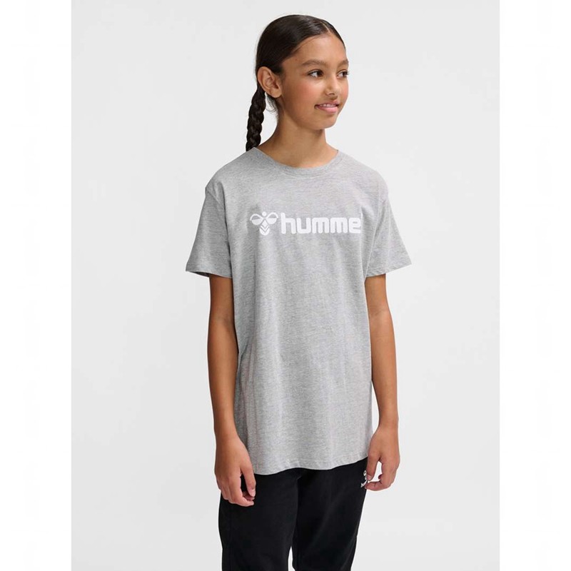 Hummel Go 2.0 Logo S/S T-shirts Kinderen Grijs | 678384-943