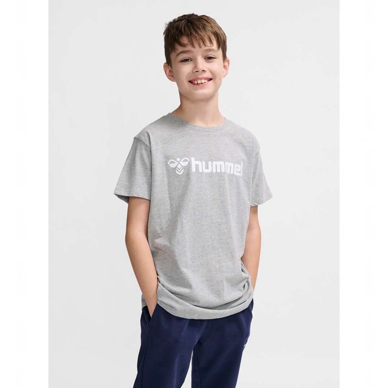 Hummel Go 2.0 Logo S/S T-shirts Kinderen Grijs | 678384-943