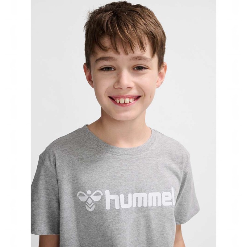 Hummel Go 2.0 Logo S/S T-shirts Kinderen Grijs | 678384-943