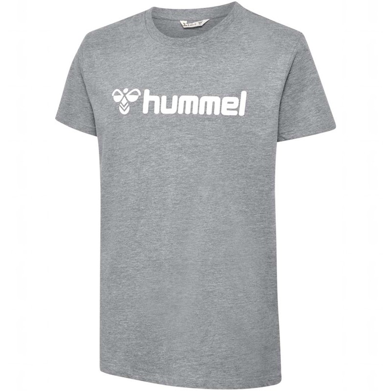 Hummel Go 2.0 Logo S/S T-shirts Kinderen Grijs | 678384-943