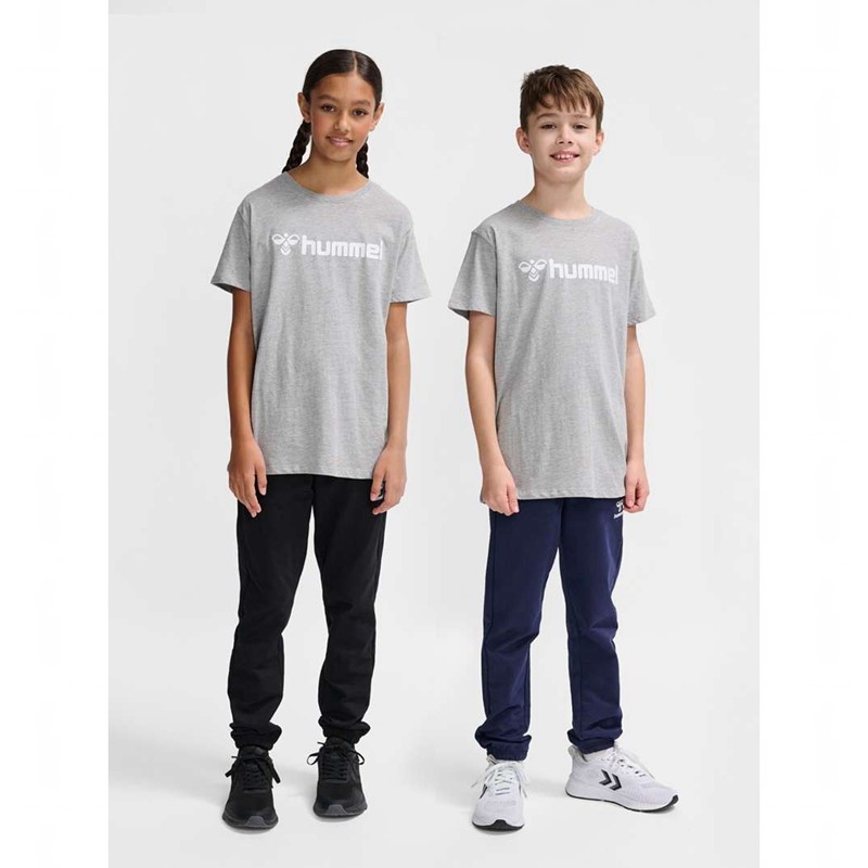 Hummel Go 2.0 Logo S/S T-shirts Kinderen Grijs | 678384-943