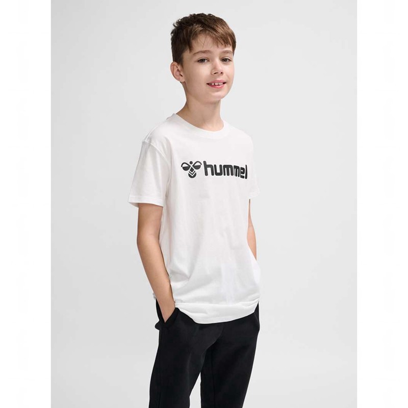 Hummel Go 2.0 Logo S/S T-shirts Kinderen Wit | 562548-236