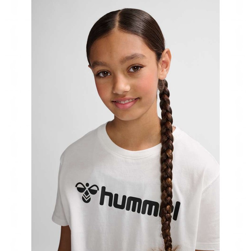 Hummel Go 2.0 Logo S/S T-shirts Kinderen Wit | 562548-236