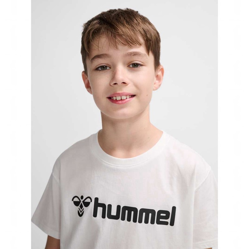Hummel Go 2.0 Logo S/S T-shirts Kinderen Wit | 562548-236