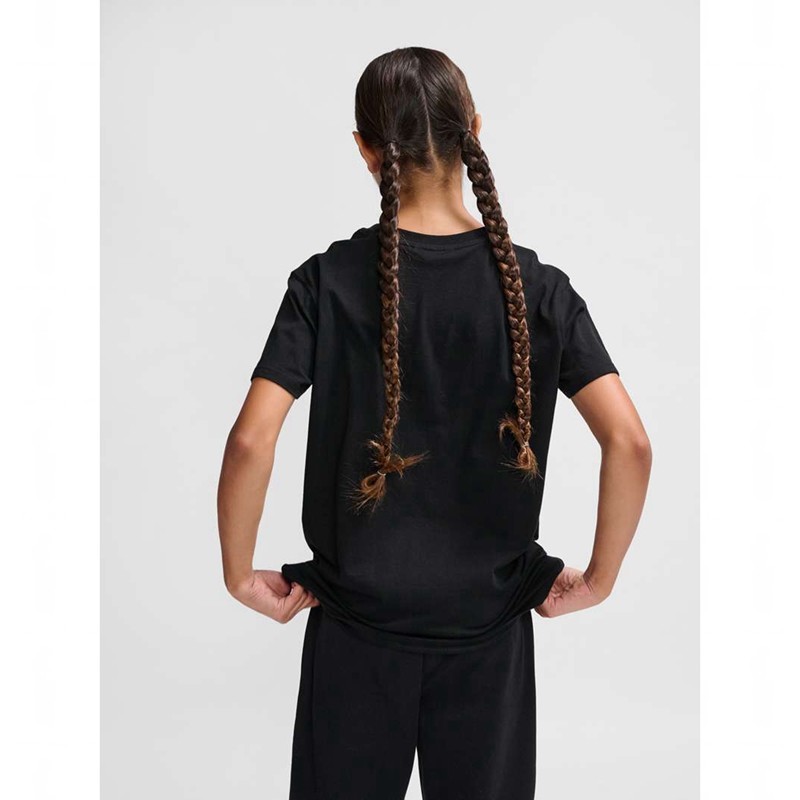 Hummel Go 2.0 Logo S/S T-shirts Kinderen Zwart | 252565-748