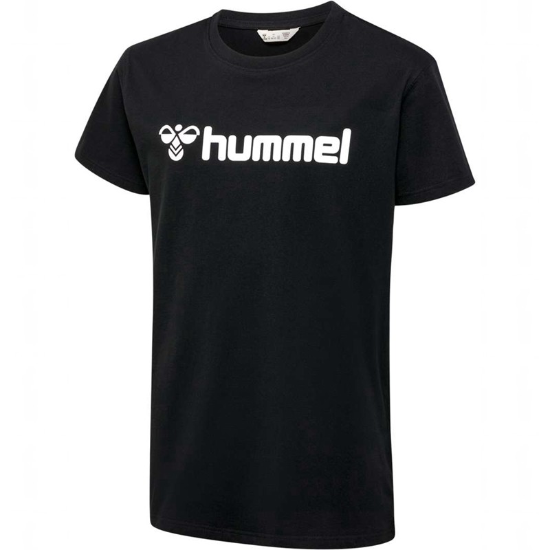 Hummel Go 2.0 Logo S/S T-shirts Kinderen Zwart | 252565-748