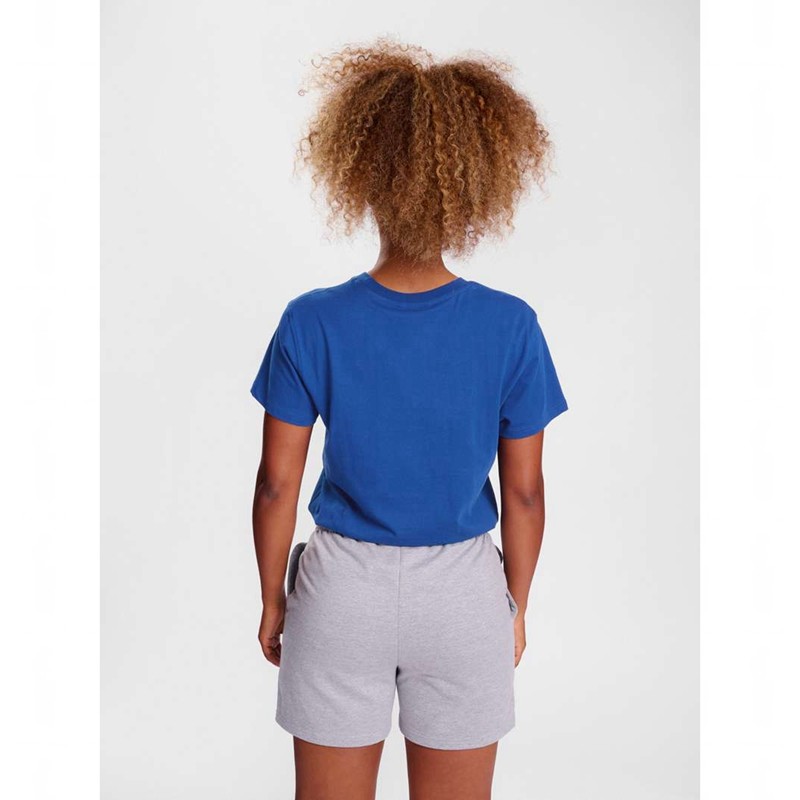 Hummel Go 2.0 S/S T-shirts Dames Blauw | 506880-209