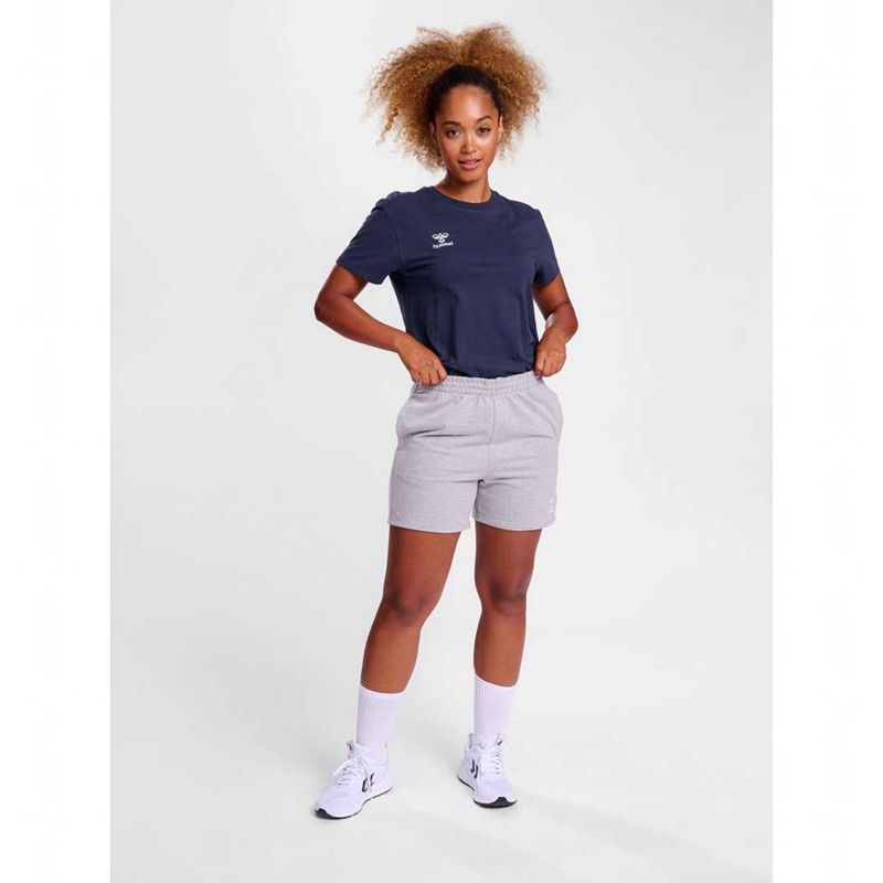 Hummel Go 2.0 S/S T-shirts Dames Donkerblauw | 753060-510