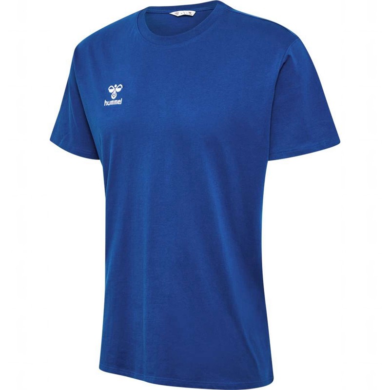 Hummel Go 2.0 S/S T-shirts Heren Blauw | 564805-047
