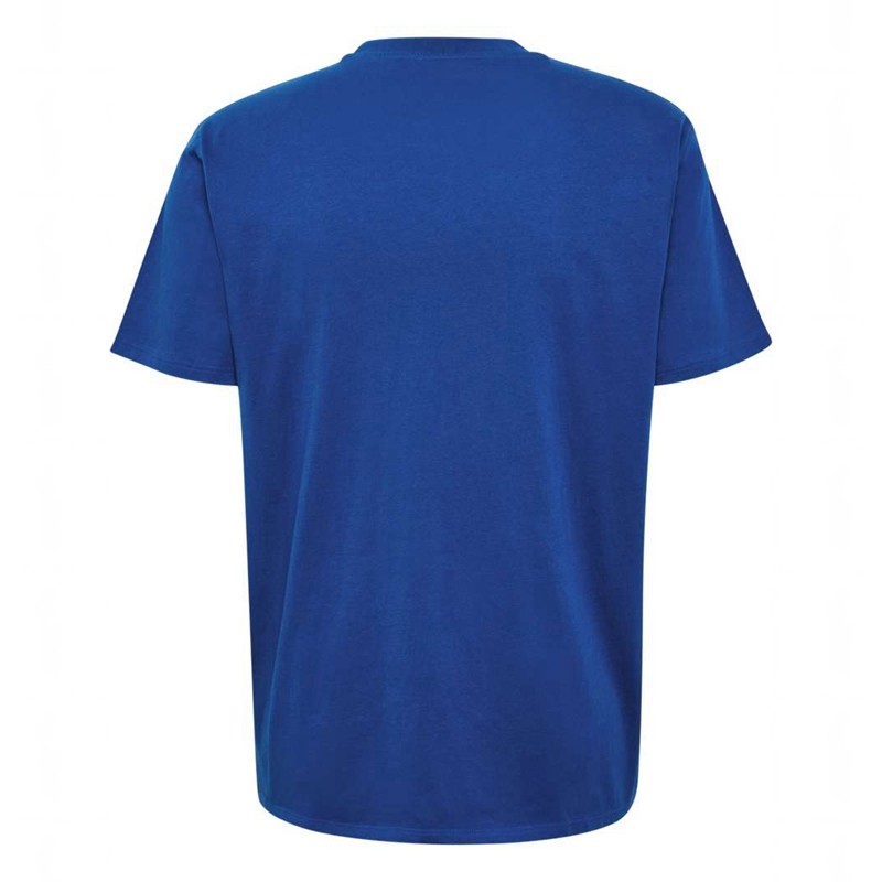 Hummel Go 2.0 S/S T-shirts Heren Blauw | 564805-047