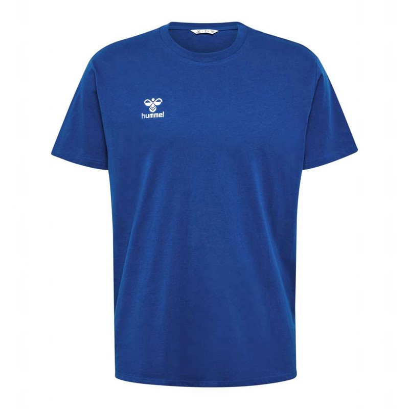 Hummel Go 2.0 S/S T-shirts Heren Blauw | 564805-047