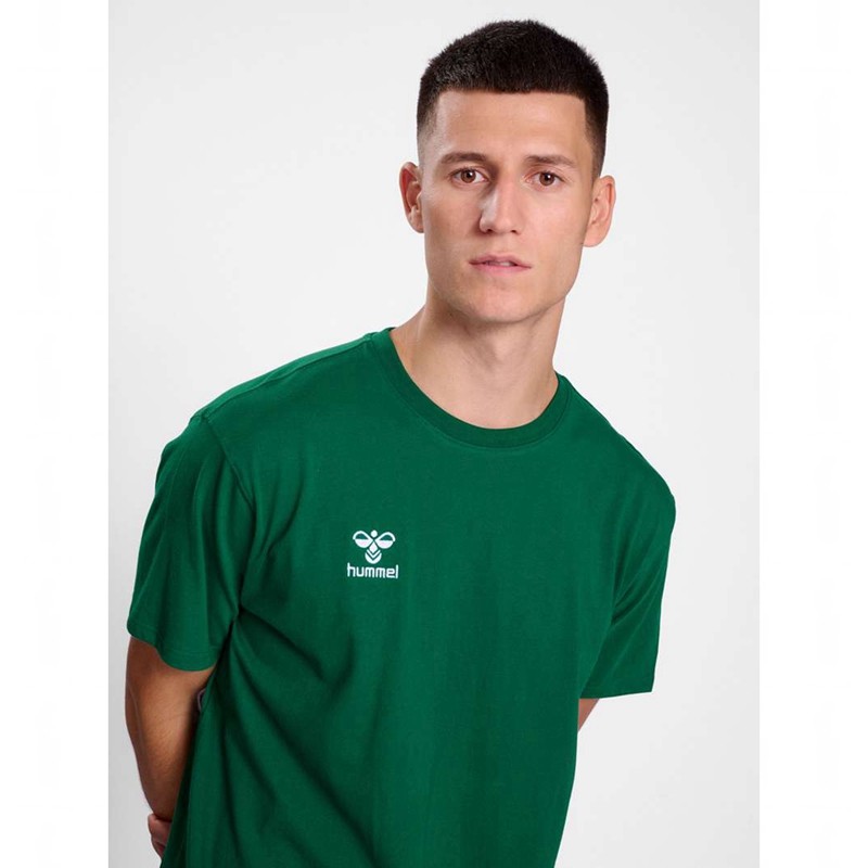 Hummel Go 2.0 S/S T-shirts Heren Groen | 602261-376