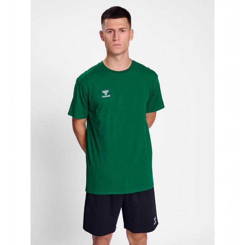 Hummel Go 2.0 S/S T-shirts Heren Groen | 602261-376