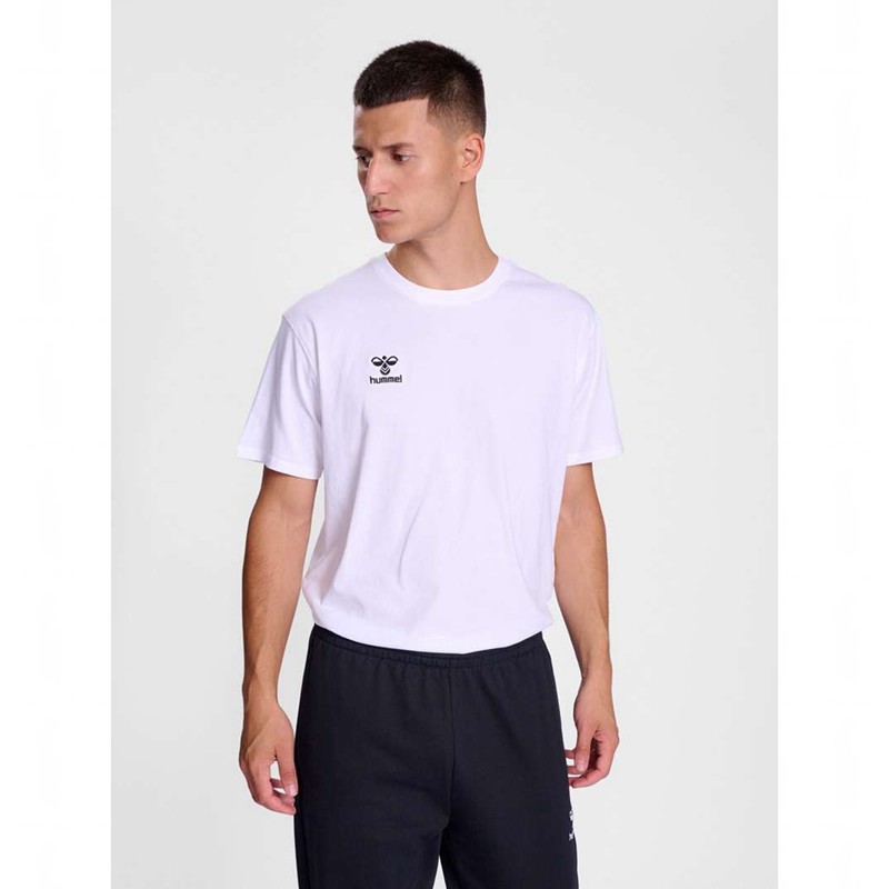 Hummel Go 2.0 S/S T-shirts Heren Wit | 972746-436