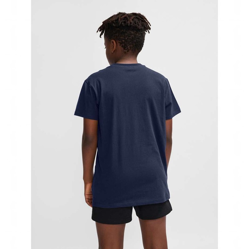Hummel Go 2.0 S/S T-shirts Kinderen Donkerblauw | 026507-136