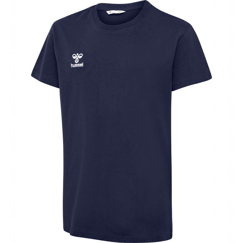 Hummel Go 2.0 S/S T-shirts Kinderen Donkerblauw | 026507-136