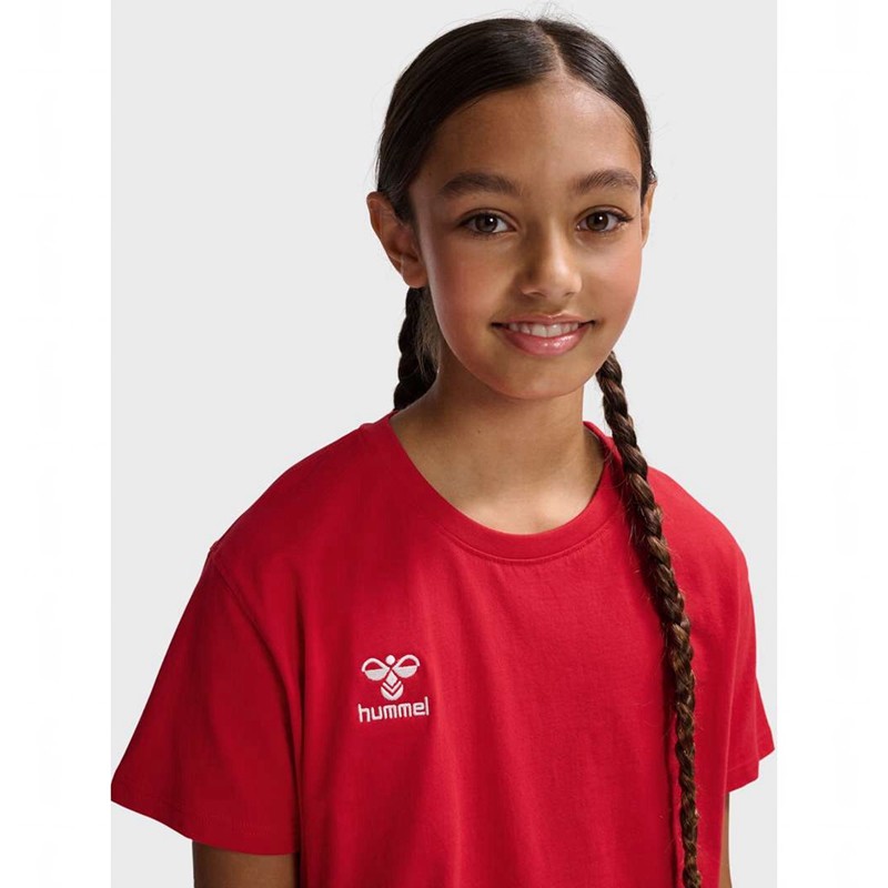 Hummel Go 2.0 S/S T-shirts Kinderen Rood | 947588-275