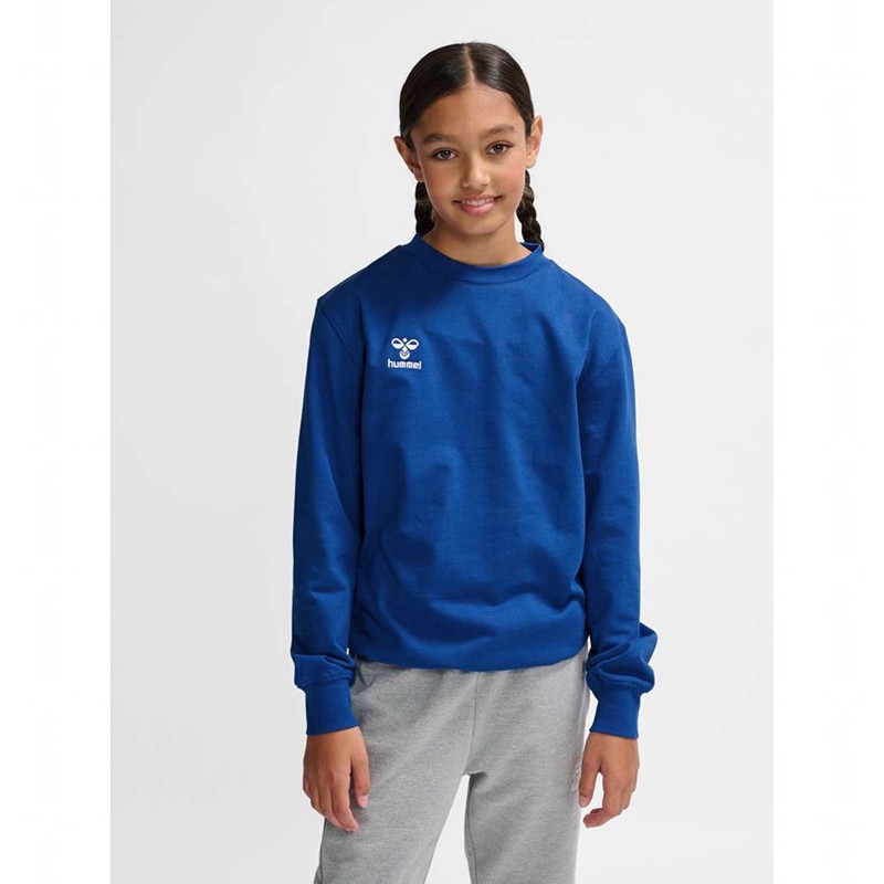 Hummel Go 2.0 Sweatshirts Kinderen Blauw | 489624-551