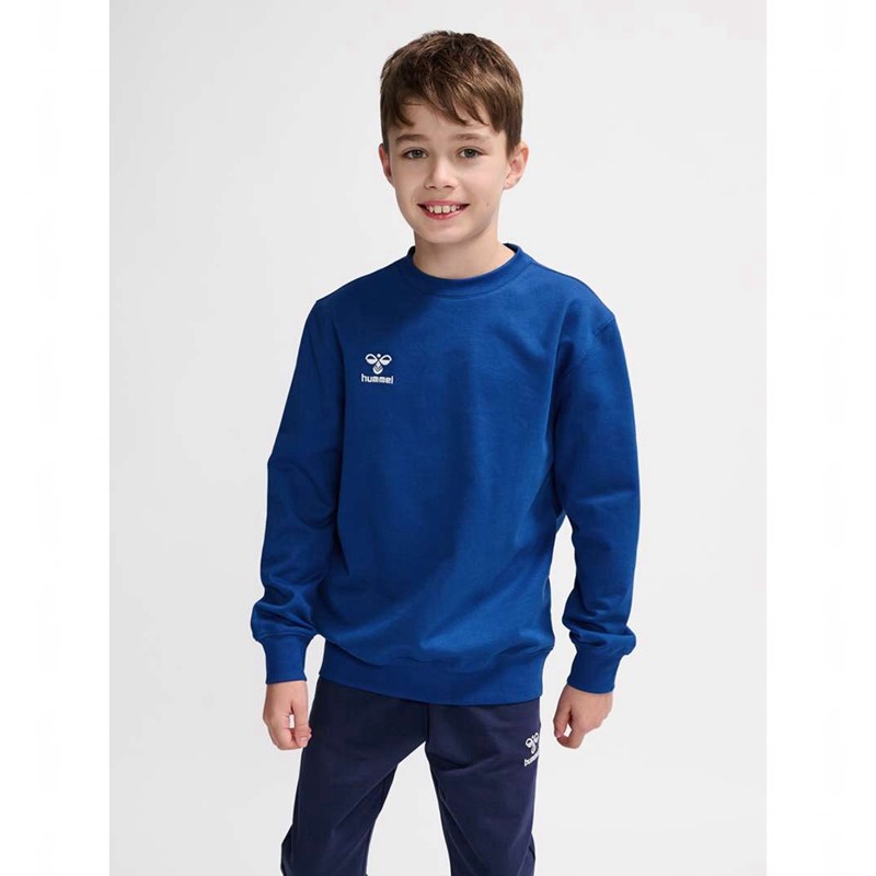 Hummel Go 2.0 Sweatshirts Kinderen Blauw | 489624-551