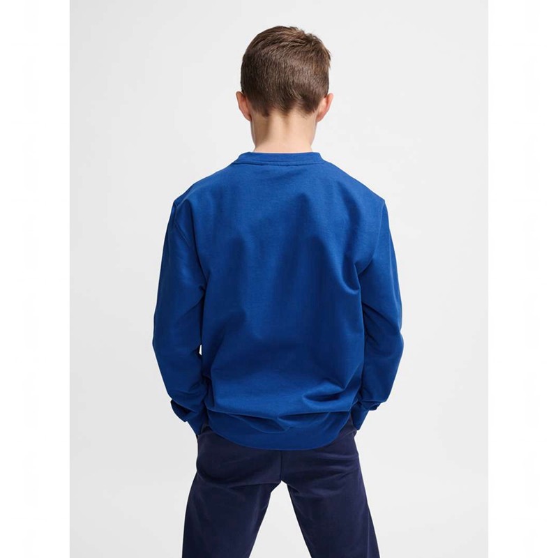 Hummel Go 2.0 Sweatshirts Kinderen Blauw | 489624-551