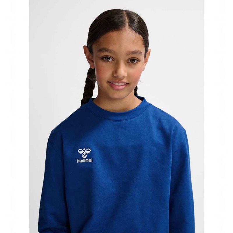 Hummel Go 2.0 Sweatshirts Kinderen Blauw | 489624-551