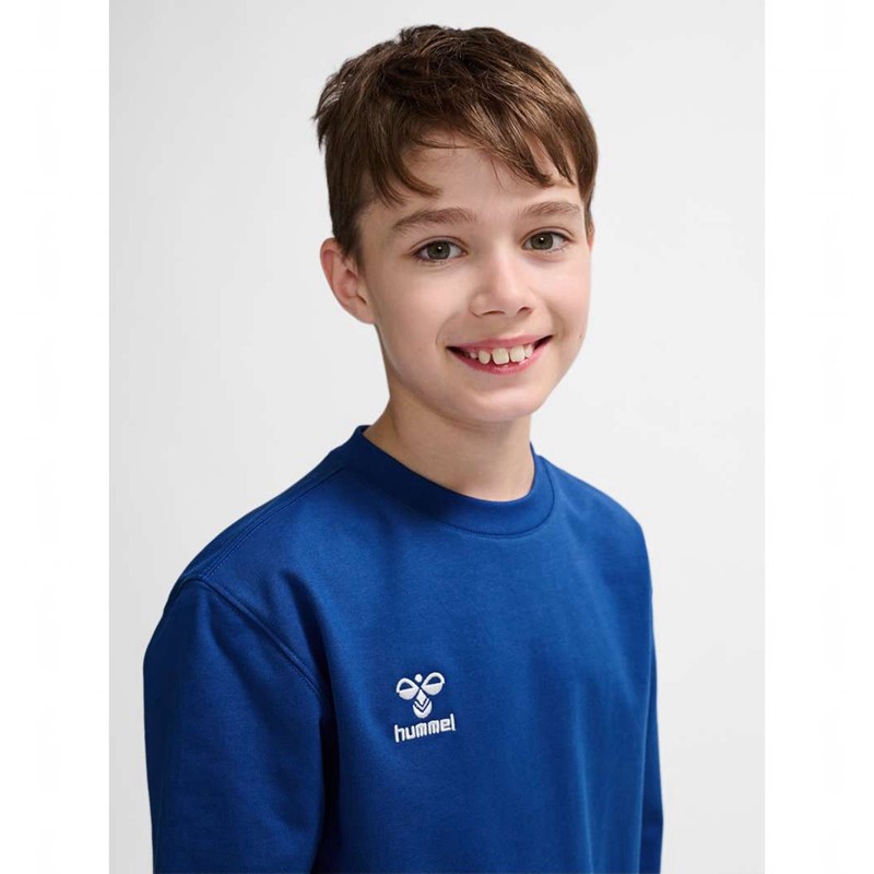 Hummel Go 2.0 Sweatshirts Kinderen Blauw | 489624-551