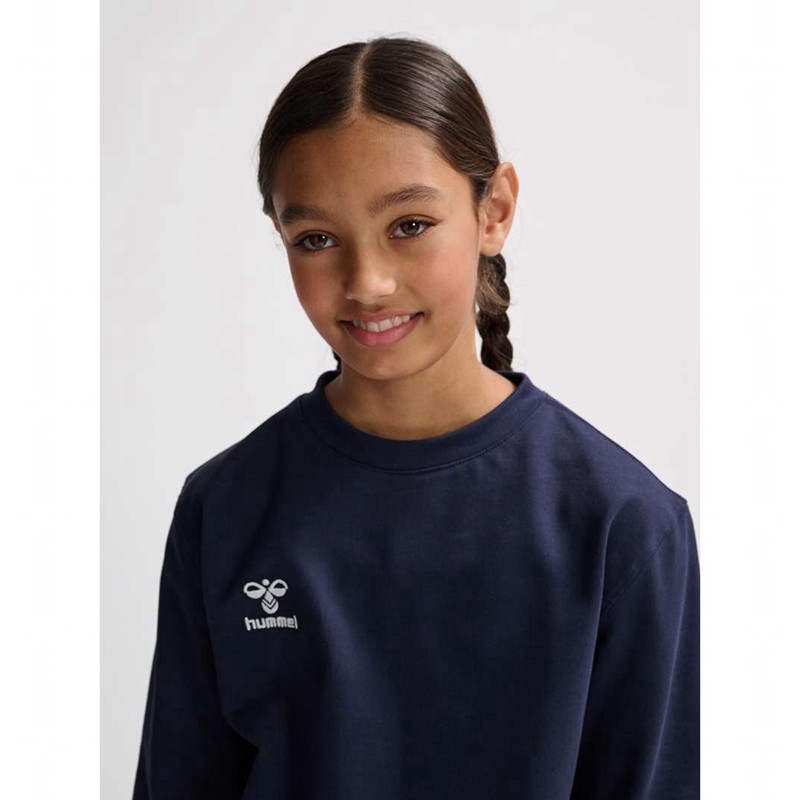 Hummel Go 2.0 Sweatshirts Kinderen Donkerblauw | 386376-256