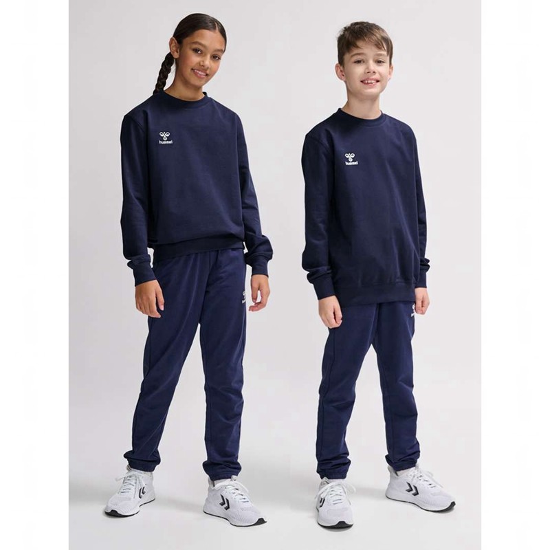 Hummel Go 2.0 Sweatshirts Kinderen Donkerblauw | 386376-256