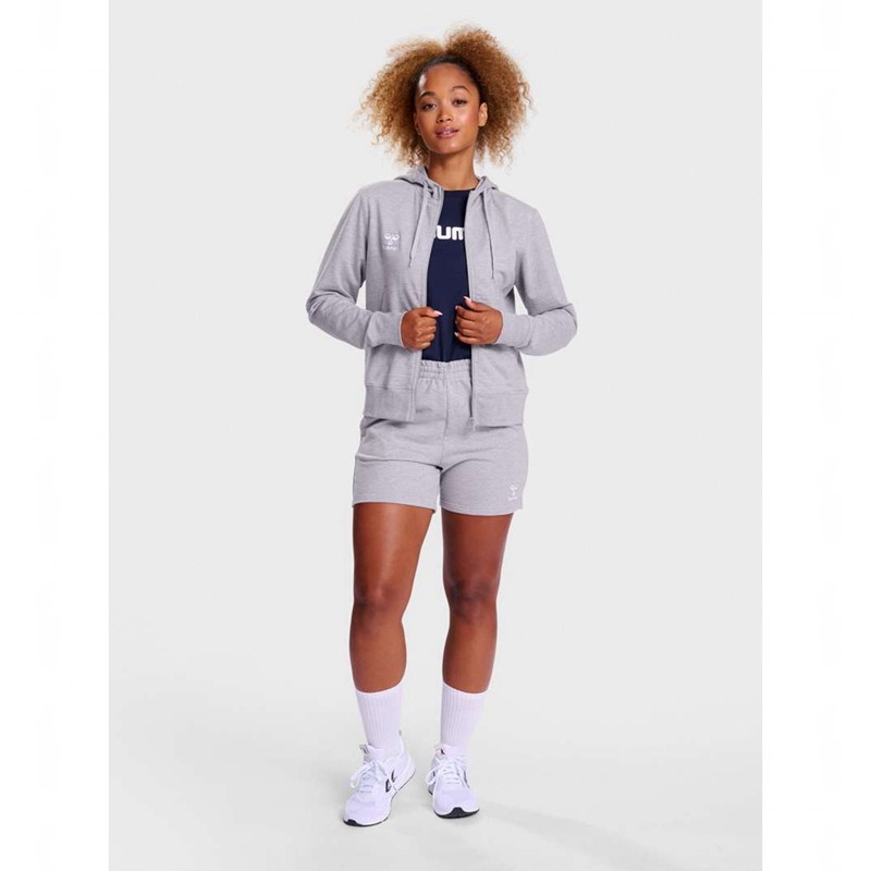 Hummel Go 2.0 Zip Hoodie Dames Grijs | 984961-599