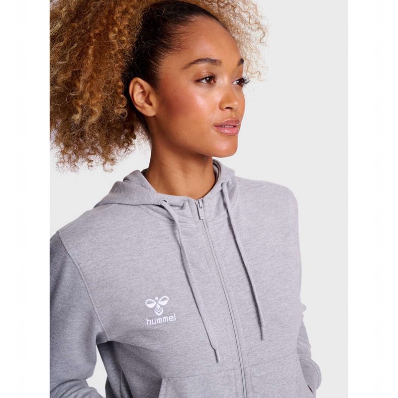 Hummel Go 2.0 Zip Hoodie Dames Grijs | 984961-599