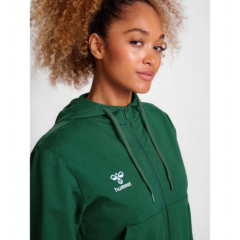 Hummel Go 2.0 Zip Hoodie Dames Groen | 133217-787